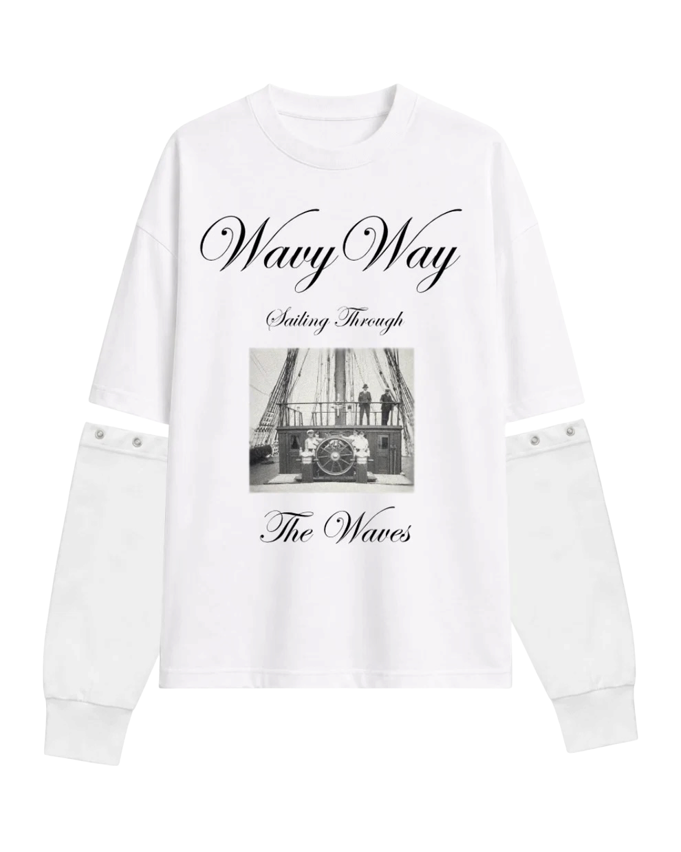"STTW" Detachable Longsleeve