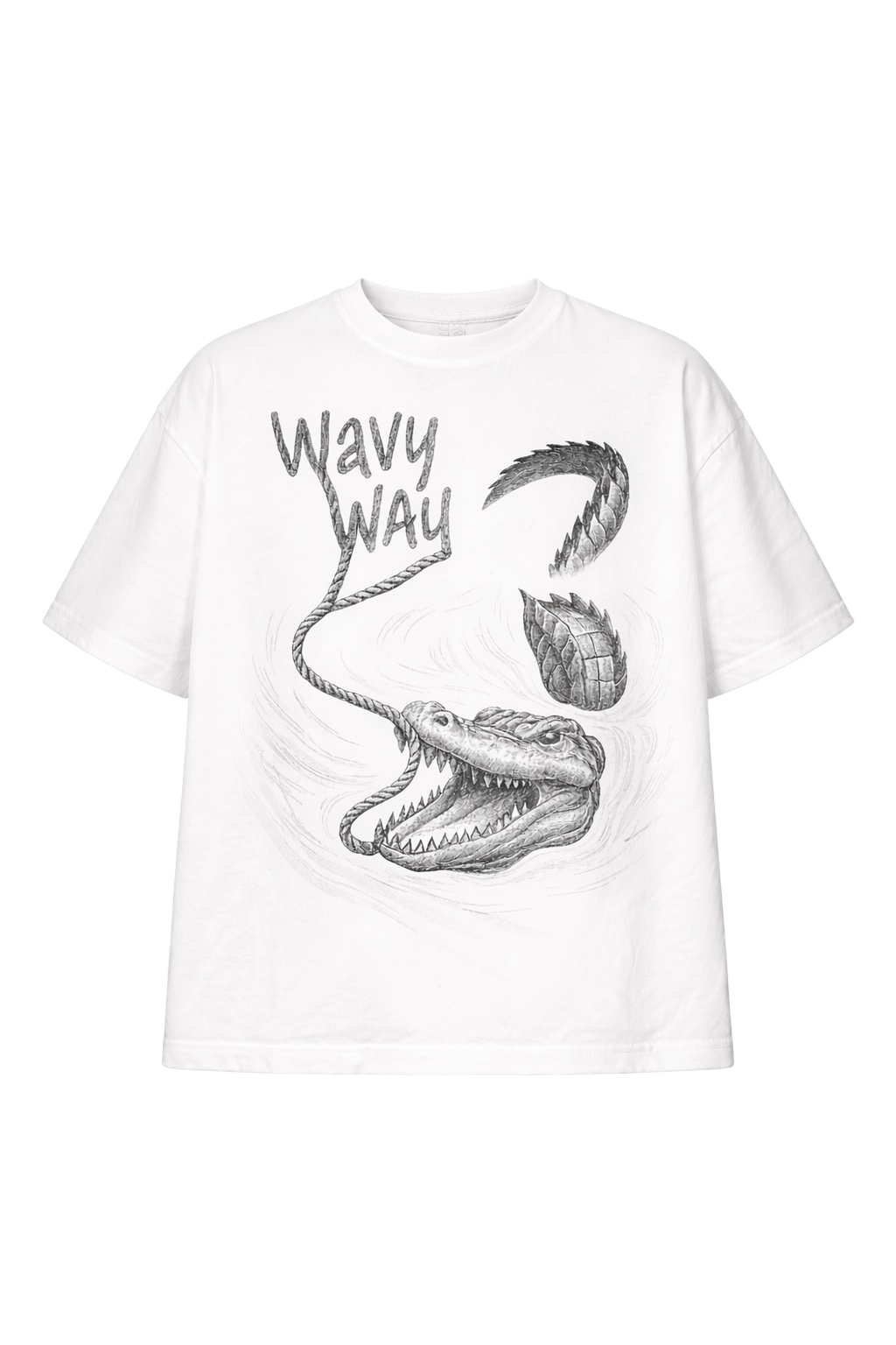 Crocodile T-Shirt - White