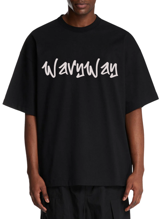 "White Signature" T-Shirt - Black